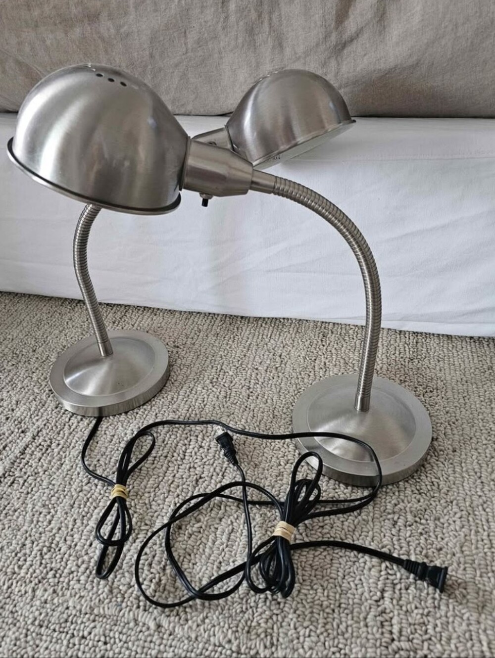 Vintage IKEA Gooseneck Task Desk Lamps Pair Of 2